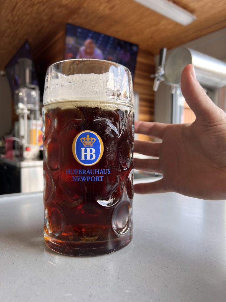 Beer as big as a head - 1 liter